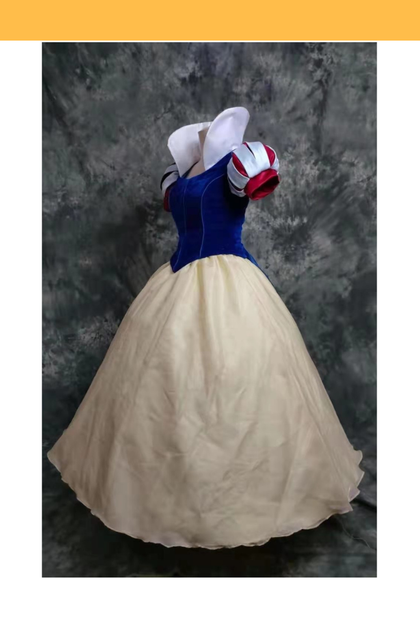 Princess Snow White Velvet With Standing Collar Cosplay Costume Without Boning / Concealed Zipper Princess Snow White Velvet With Standing Collar Cosplay Costume Without Boning / Concealed Zipper