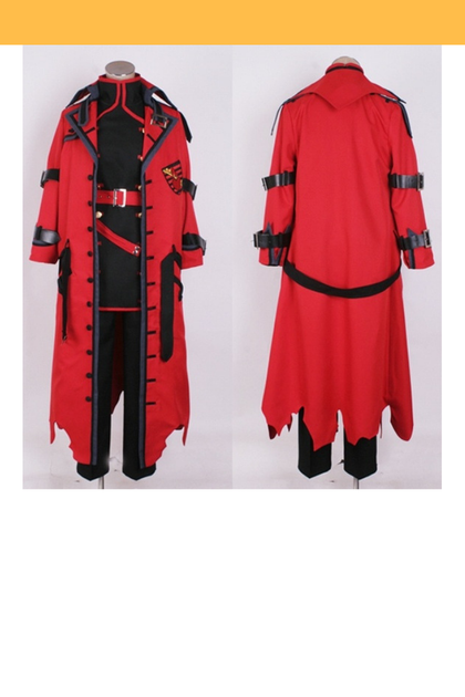 Anime Hellsing Ultimate Alucard Cosplay Costume Red Over Coat With Hat set