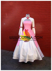 Cosrea A-E Code Geass Euphiemia Pink Satin Cosplay Costume