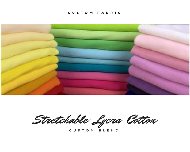 Cosrea Cosplay material Stretchable Lycra Cotton Fabric
