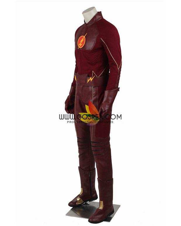 Flash Barry Allen Season 2 Option A Cosplay Costume