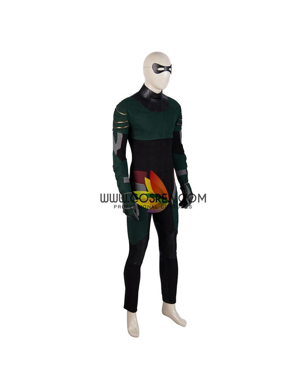 Cosrea DC Universe Titan Robin PU Leather Custom Cosplay Costume