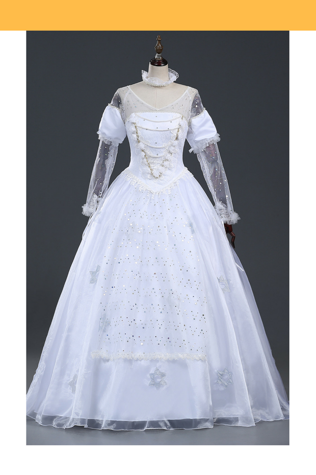 Cosrea Disney Alice In The Wonderland White Queen Cosplay Costume