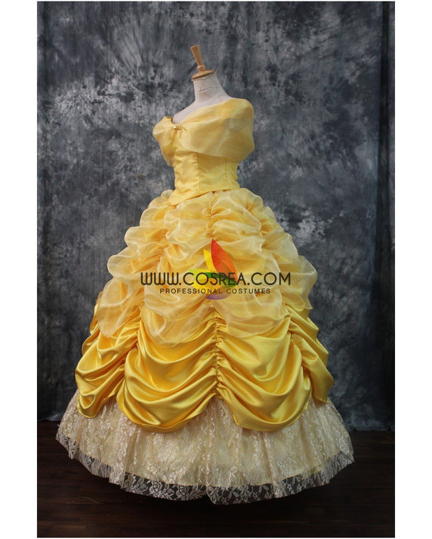 Princess Belle Classic Multilayer Tulle Beauty And Beast Cosplay Costume