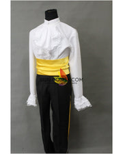 Prince Navy Blue Satin Beauty And Beast Cosplay Costume