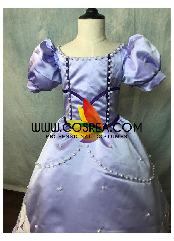 Cosrea Disney First Princess Sofia Classic Children Size Cosplay Costume