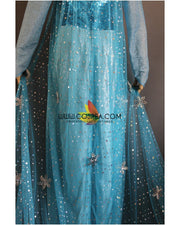Frozen Elsa Turquoise Sequin Cosplay Costume
