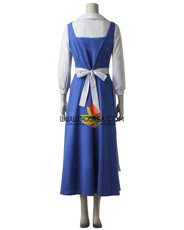 Princess Belle Classic Peasant Cotton Twill Version Beauty And Beast Cosplay Costume