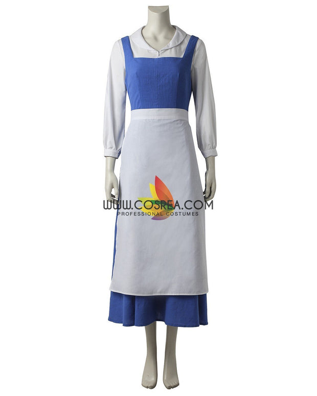 Princess Belle Classic Peasant Cotton Twill Version Beauty And Beast Cosplay Costume