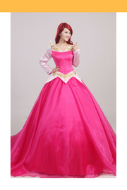 Cosrea Disney Sleeping Beauty Aurora Multilayer With Train Cosplay Costume