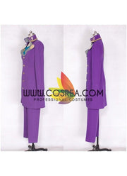 Cosrea F-J JoJo's Bizarre Adventure Josuke Higashikata Purple Cosplay Costume