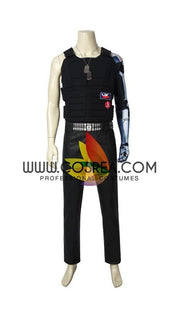 Cyberpunk 2077 Jonny Silverhand PU Leather Cosplay Costume