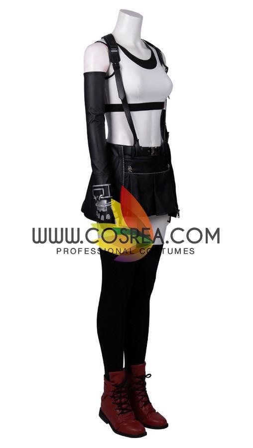 Cosrea Games Final Fantasy 7 Remake Tifa PU Leather Cosplay Costume