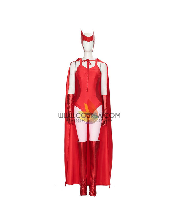 Cosrea Marvel Universe Scarlet Witch Halloween Wanda And Vision TV Series Cosplay Costume