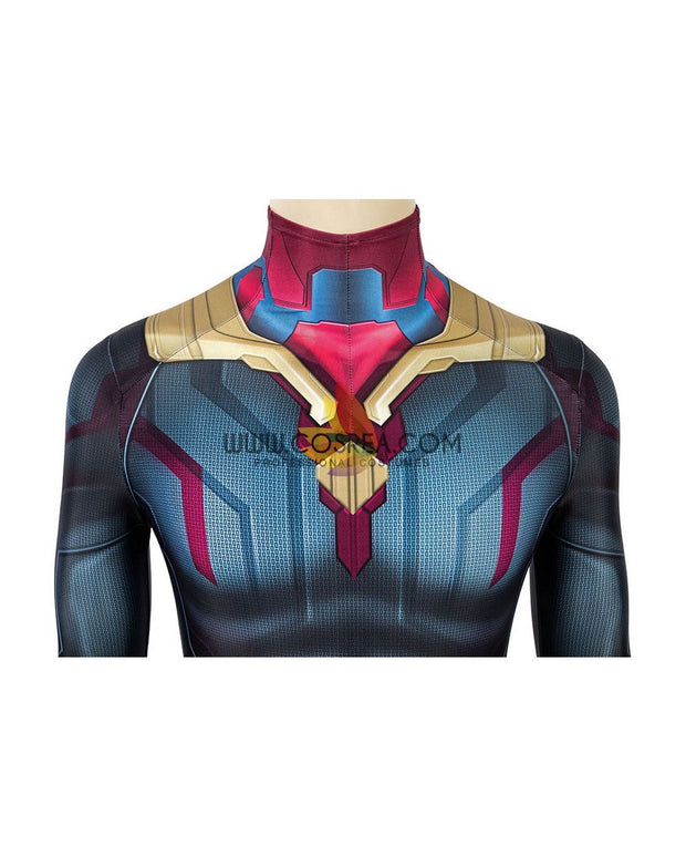 Cosrea Marvel Universe Vision Infinity War Digital Printed Cosplay Costume
