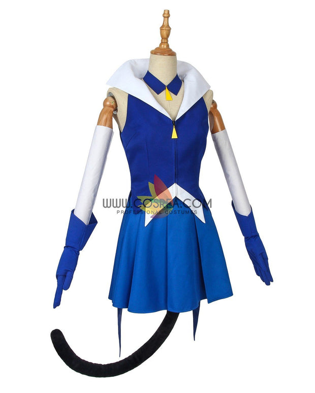 Cosrea P-T Pretty Cure Cure Cosmo Blue Cat Cosplay Costume