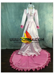 Cosrea P-T Puella Magi Madoka Ultimate Satin With Extended Train Cosplay Costume