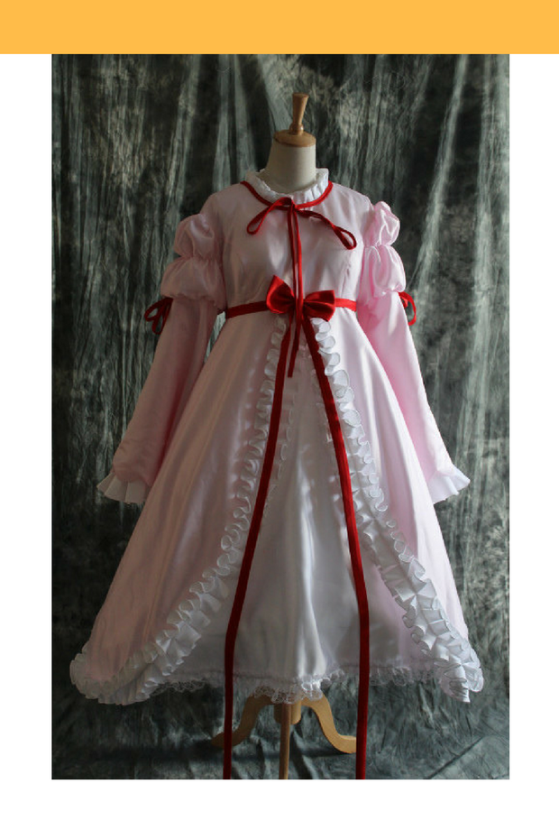Cosrea P-T Shugo Chara Amu Hinamori Pink Satin Cosplay Costume