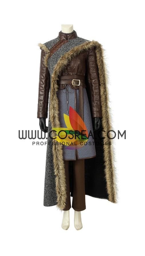Cosrea TV Costumes Game of Thrones Arya Stark Season 8 Cosplay Costume