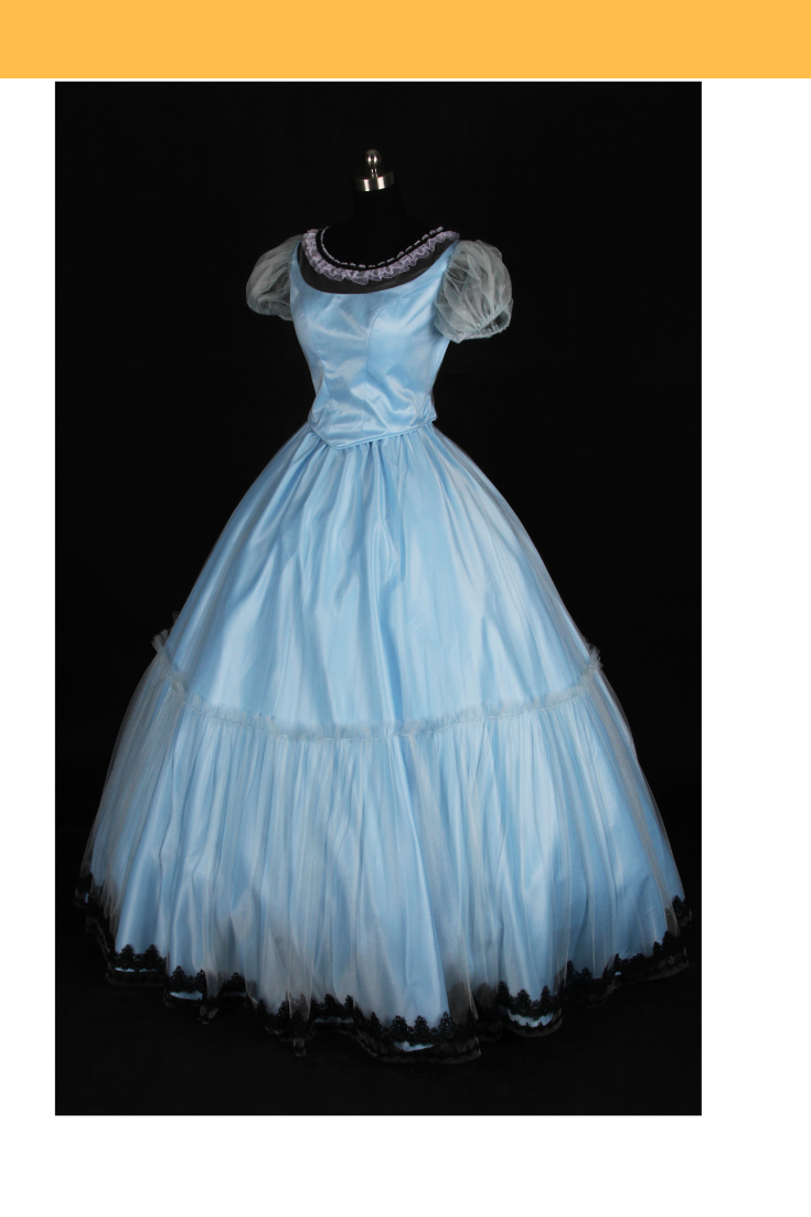 Alice Inspired Pale Blue Small Skirt 2026 Dress Cosplay Costume