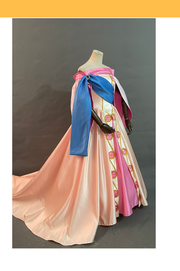 Anastasia Inspired Coronation Short Train Gown Cosplay Costume