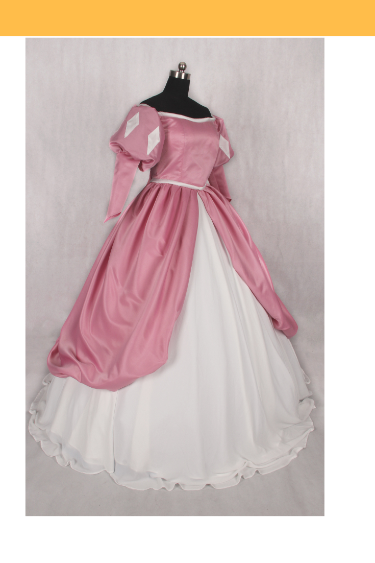 Ariel Inspired Dusty Pink Full Skirt Dress Cosplay Costume
