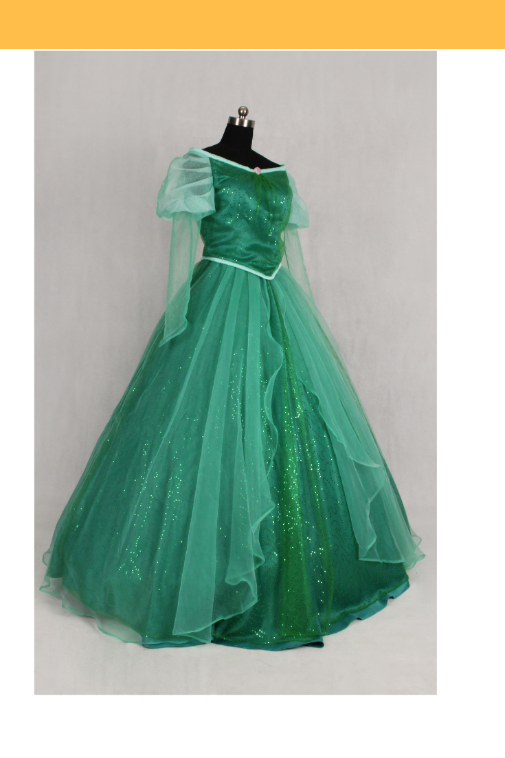 Ariel Inspired Green 2026 Dress Cosplay Costume