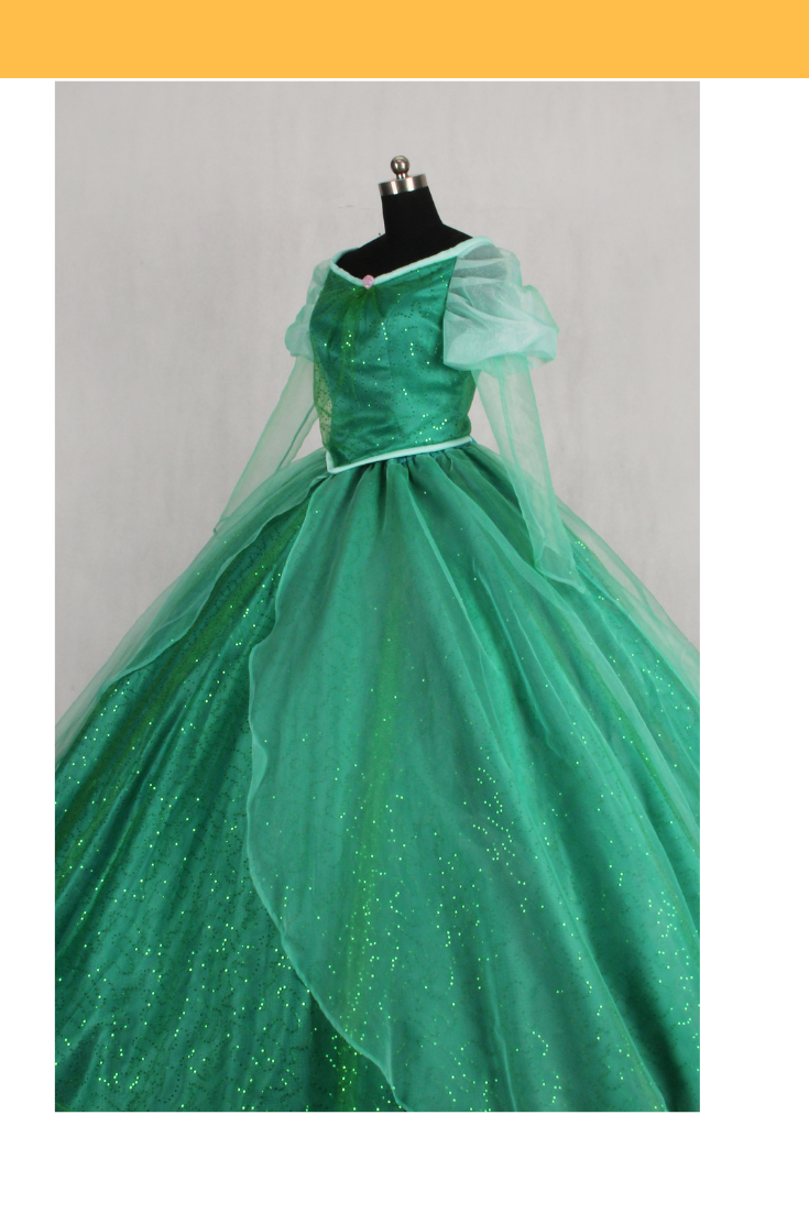 Ariel Inspired Green Extra Wide Skirt 2026 Dress Cosplay Costume