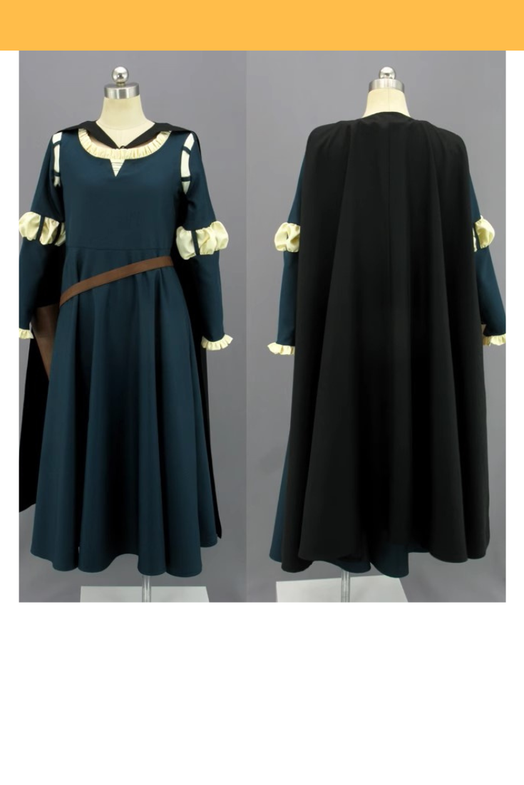 Merida Inspired with Cloak Cosplay Costume