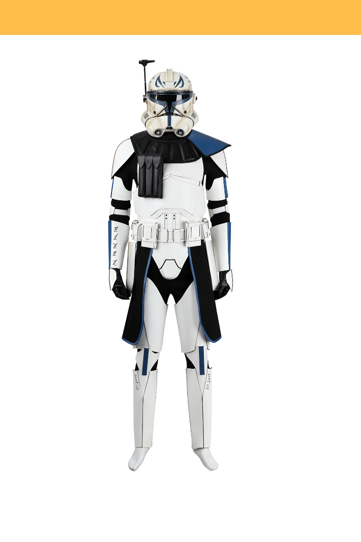 Captain Rex Clone Wars PU Leather Based Cosplay Costume