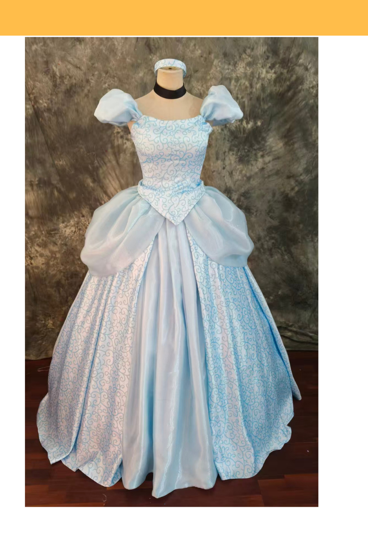 Cinderella Inspired Printed Fabric 2026 Cosplay Costume