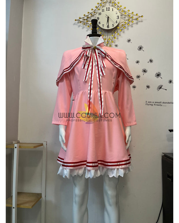 Cosrea A-E Cardcaptor Sakura Pink Cosplay Costume