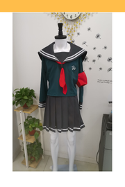 Cosrea A-E Danganronpa V2 Peko Pekoyama Pine Green Cosplay Costume