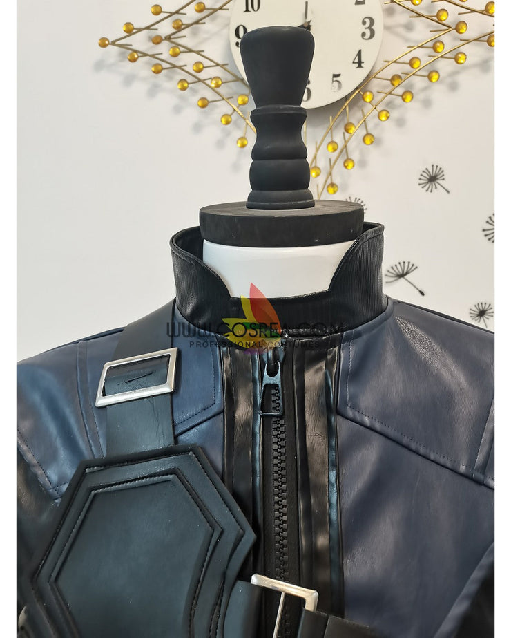 Cosrea A-E Hawkeye Civil War Custom PU Leather Cosplay Costume