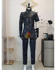 Cosrea A-E Hawkeye Civil War Custom PU Leather Cosplay Costume