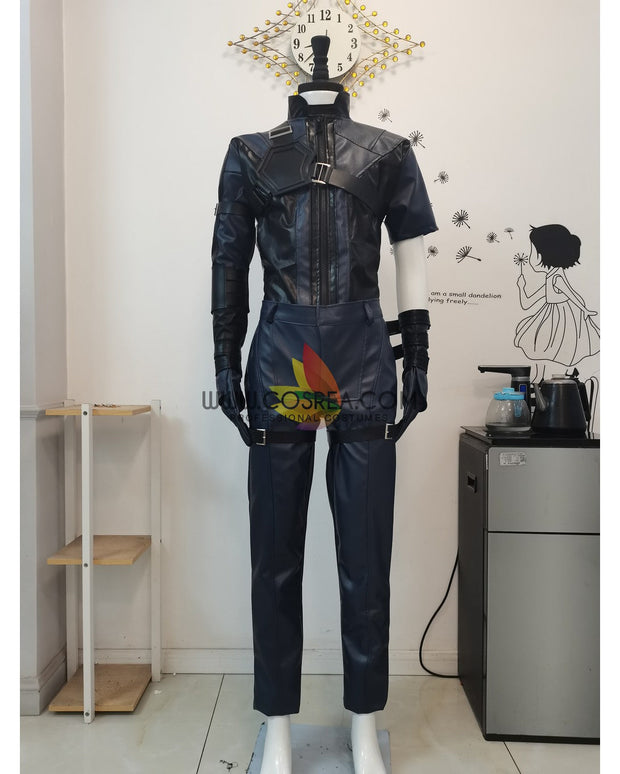 Cosrea A-E Hawkeye Civil War Custom PU Leather Cosplay Costume