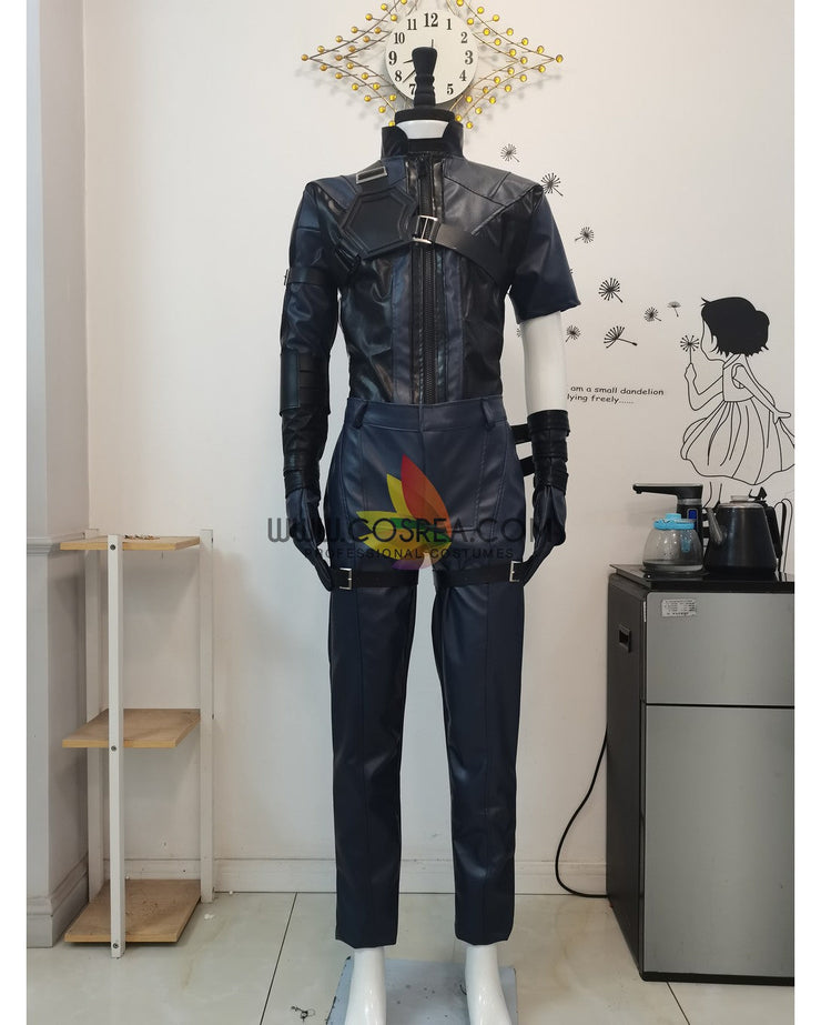 Cosrea A-E Hawkeye Civil War Custom PU Leather Cosplay Costume