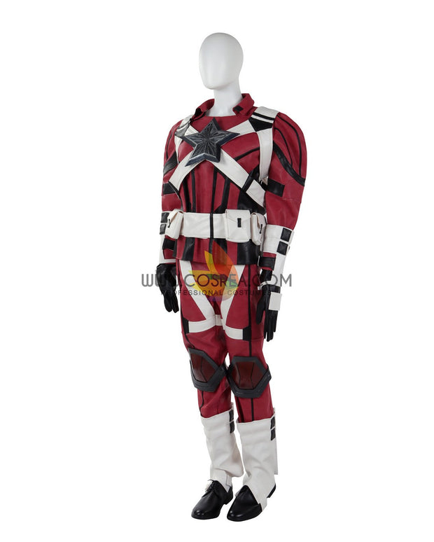 Cosrea A-E Marvel Red Guardian Reinforced PU Cosplay Costume