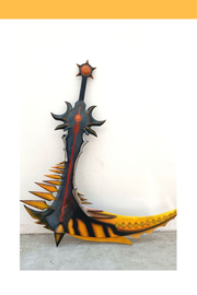 Cosrea Custom Armors & Costumes DISPLAY ONLY Custom LED Scythe Cosplay Prop