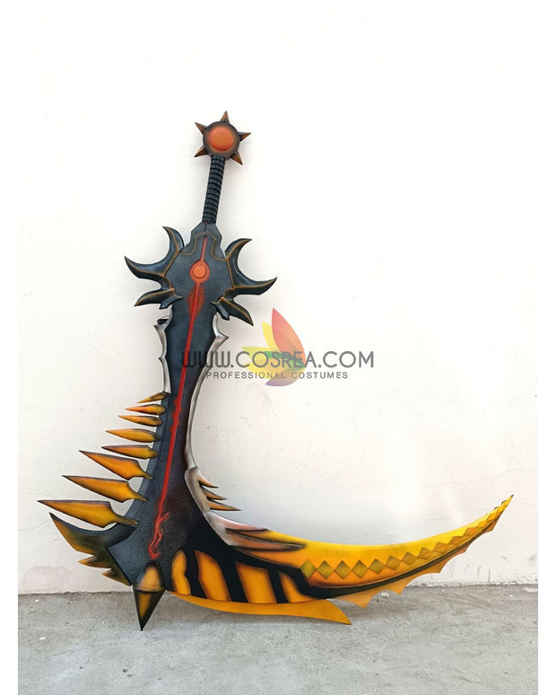 Cosrea Custom Armors & Costumes DISPLAY ONLY Custom LED Scythe Cosplay Prop