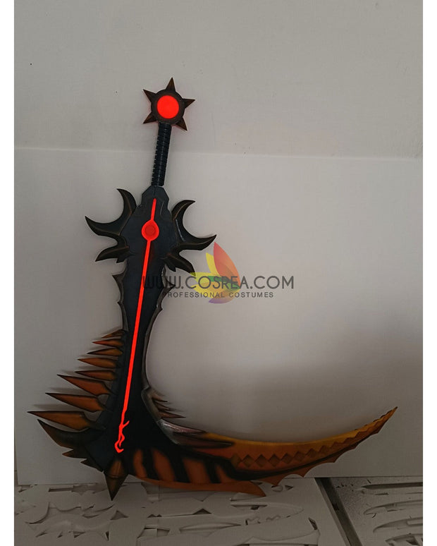 Cosrea Custom Armors & Costumes DISPLAY ONLY Custom LED Scythe Cosplay Prop