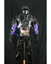 Cosrea Custom Armors & Costumes DISPLAY ONLY Halo Black And Purple Custom Armor And Cosplay Costume