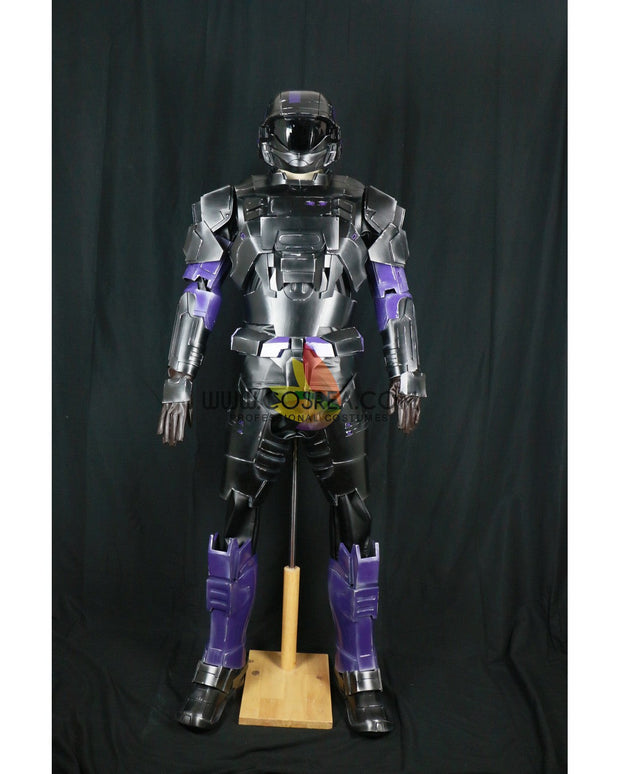 Cosrea Custom Armors & Costumes DISPLAY ONLY Halo Black And Purple Custom Armor And Cosplay Costume