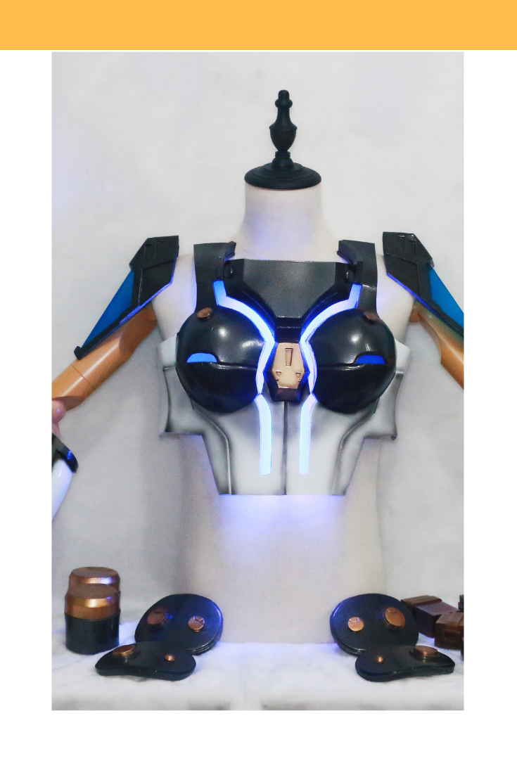 Cosrea Custom Armors & Costumes League of Legends Caitlyn Pulsefire Skin Custom Cosplay Costume