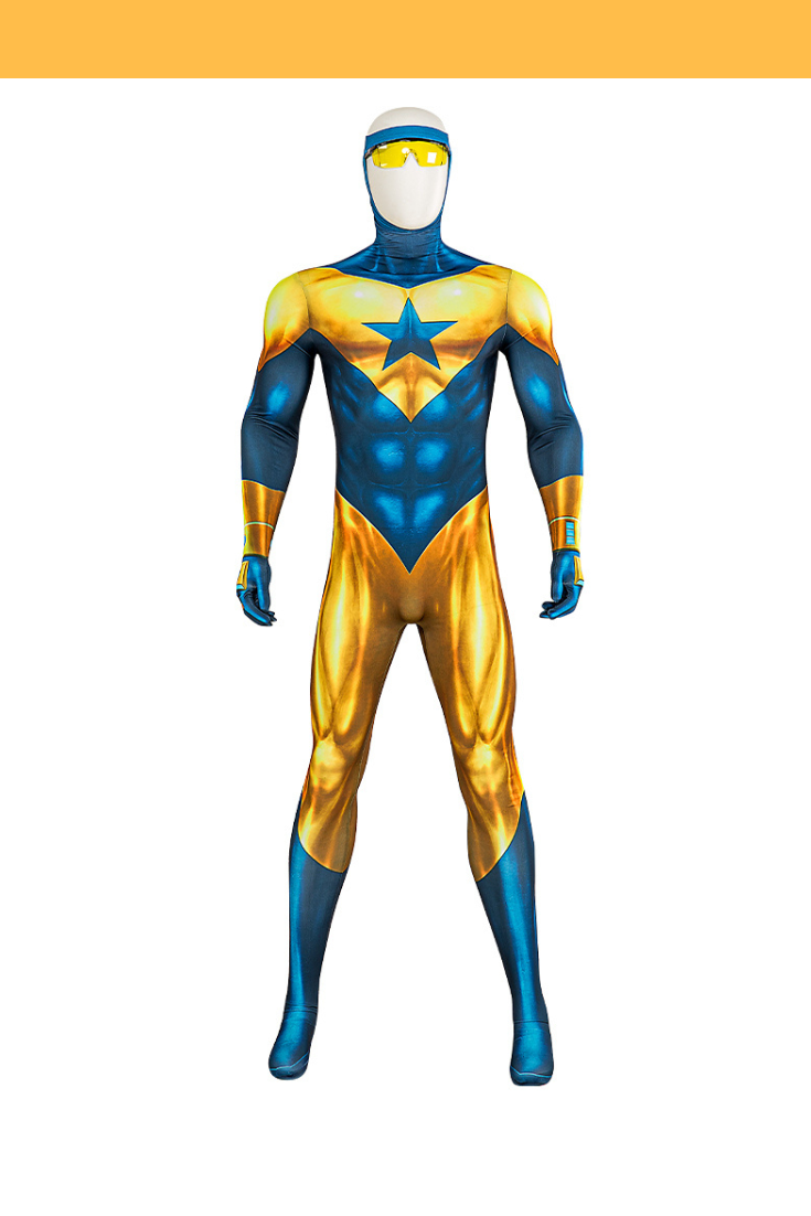 Cosrea DC Universe Booster Gold Digital Printed Cosplay Costume