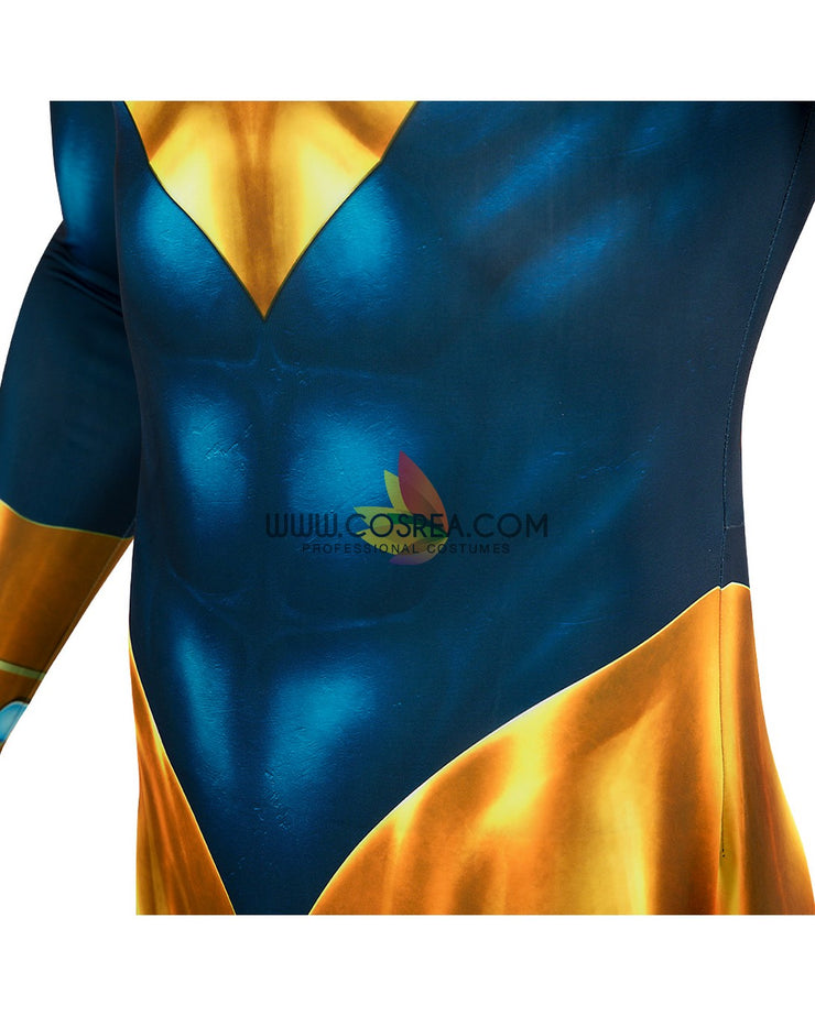 Cosrea DC Universe Booster Gold Digital Printed Cosplay Costume