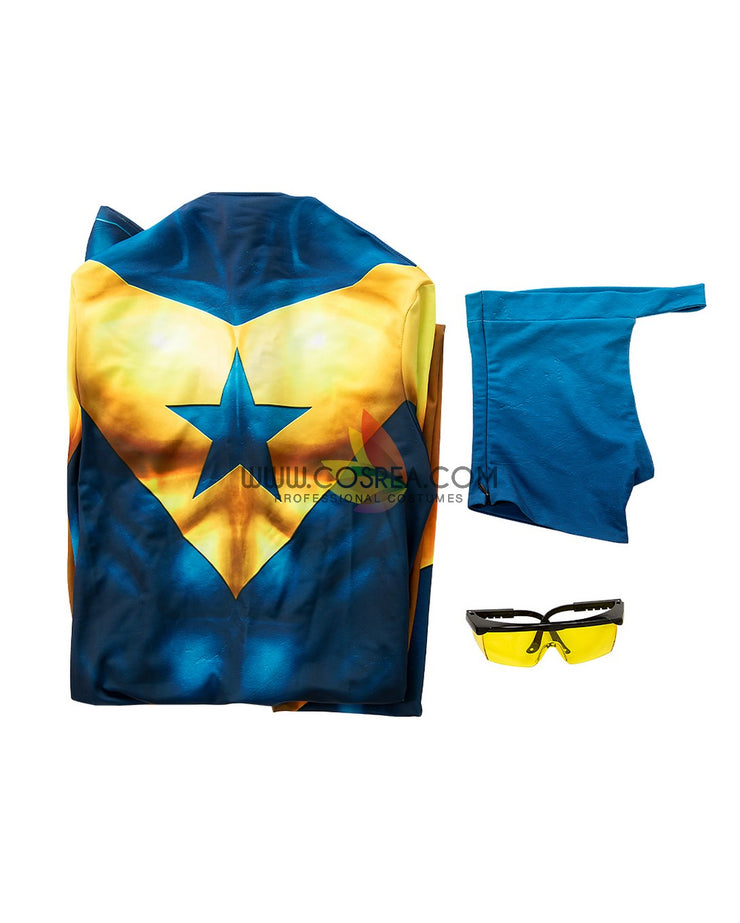 Cosrea DC Universe Booster Gold Digital Printed Cosplay Costume