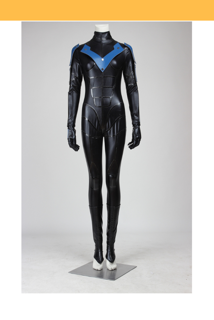 DC Arkham Knight Nightwing Female Version Custom Costume - Cosrea Cosplay, image size:735x1102