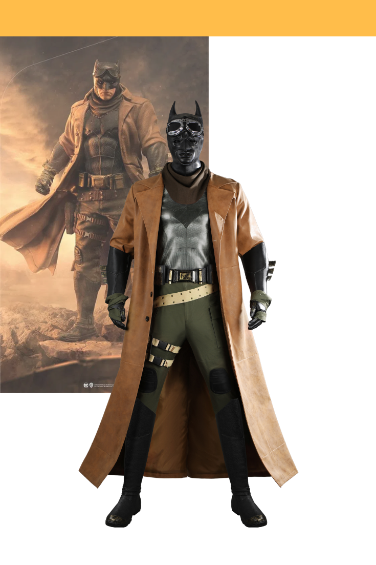 DC Justice League Nightmare Batman Custom Costume Without Boots, image size:735x1102