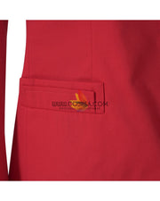 Cosrea DC Universe Joker Folie à Deux Red Suit Cosplay Costume